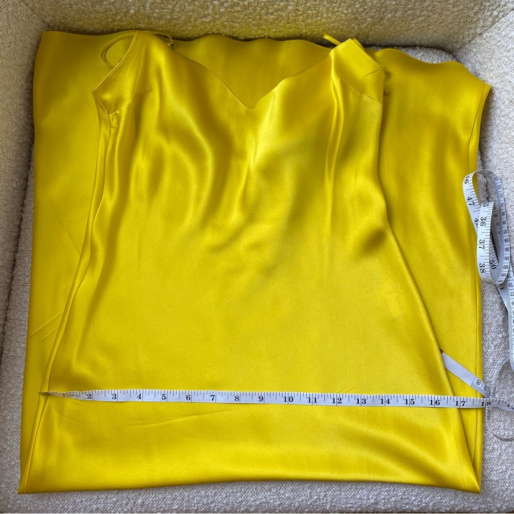 Price firm: Dannijo 100% Silk Daffodil Midi Slip Dress Size XS - Picture 9 of 12
